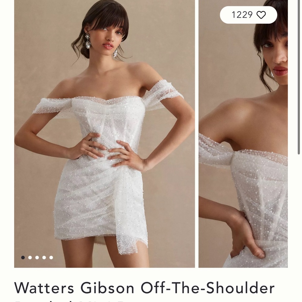 Bridal -By Watters Gibson Mini dress